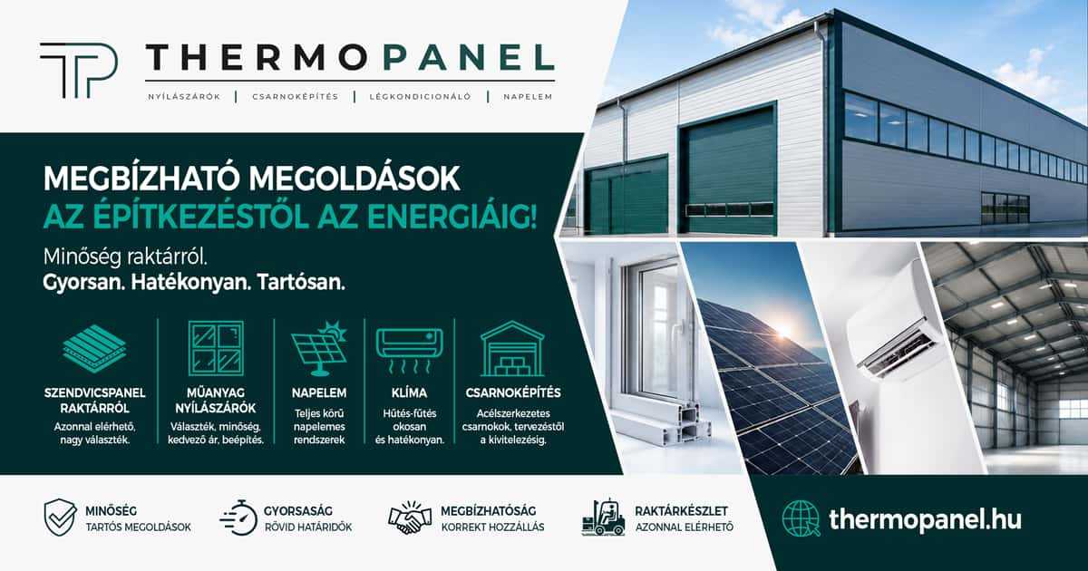 Elkészült a Thermopanel új weboldala | Építőipari megoldások Gyöngyös környékén